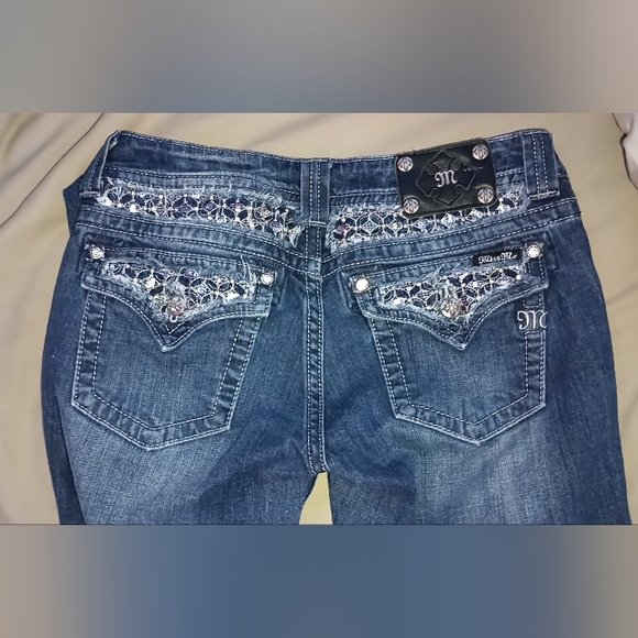 Miss Me Women's Dark Blue Boot Cut Jeans - Picture 2 of 4